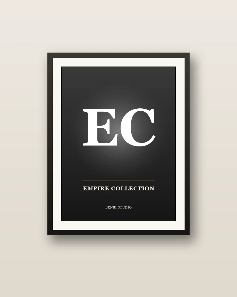 תמונה ממוסגרת — Empire Collection (דוגמה) - Benbi Studio