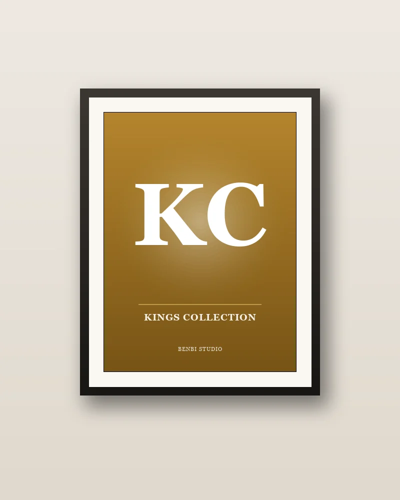 תמונה ממוסגרת — Kings Collection (דוגמה) - Benbi Studio